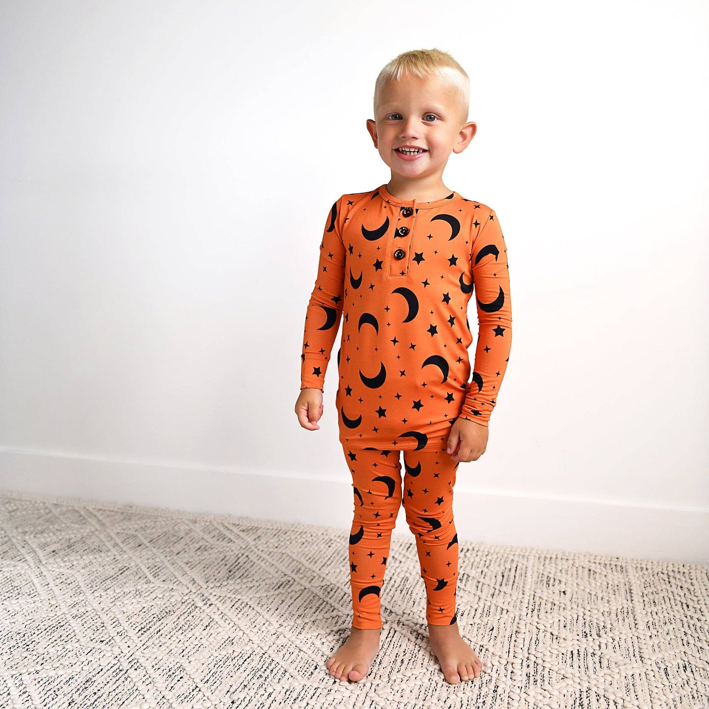 Blaise Orange Moon TWO PIECE Halloween Orange Lounge Set