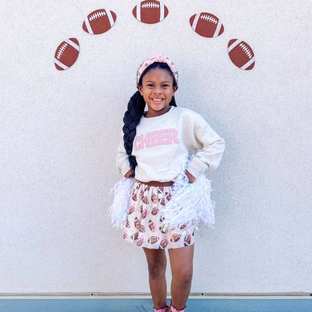 Cheer Pearl Patch Sweatshirt - Girls Clothes
