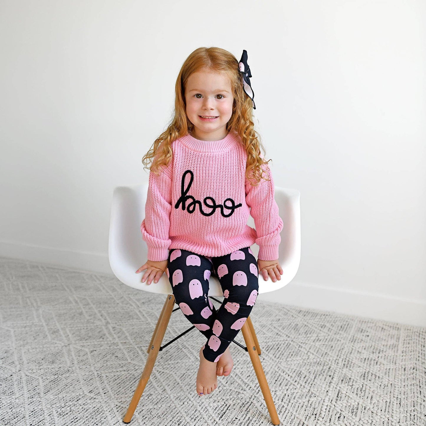 Shade Black Ghost LEGGINGS Halloween Bamboo Kids Loung