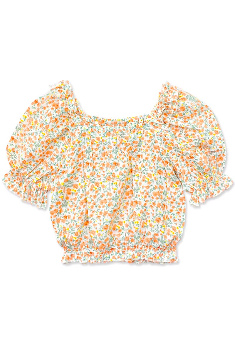 TKT-3150T Toddler's Fashion Top W/ Puff Sleeve