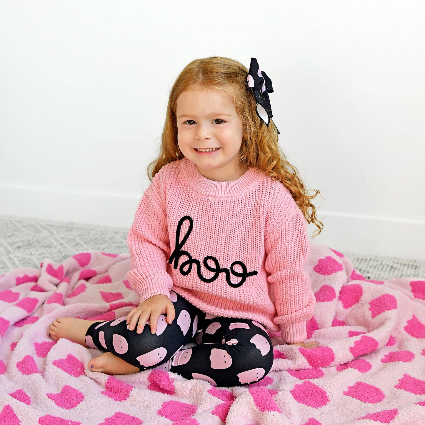 Shade Black Ghost LEGGINGS Halloween Bamboo Kids Loung