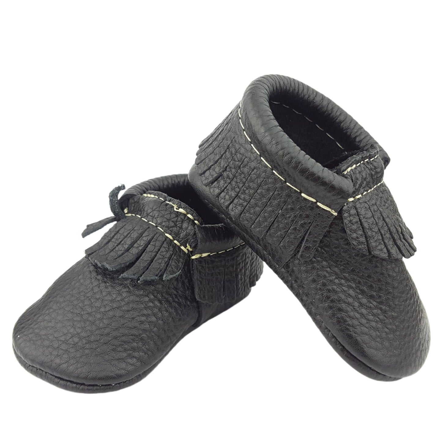 Soft Genuine Leather Baby Moccasins