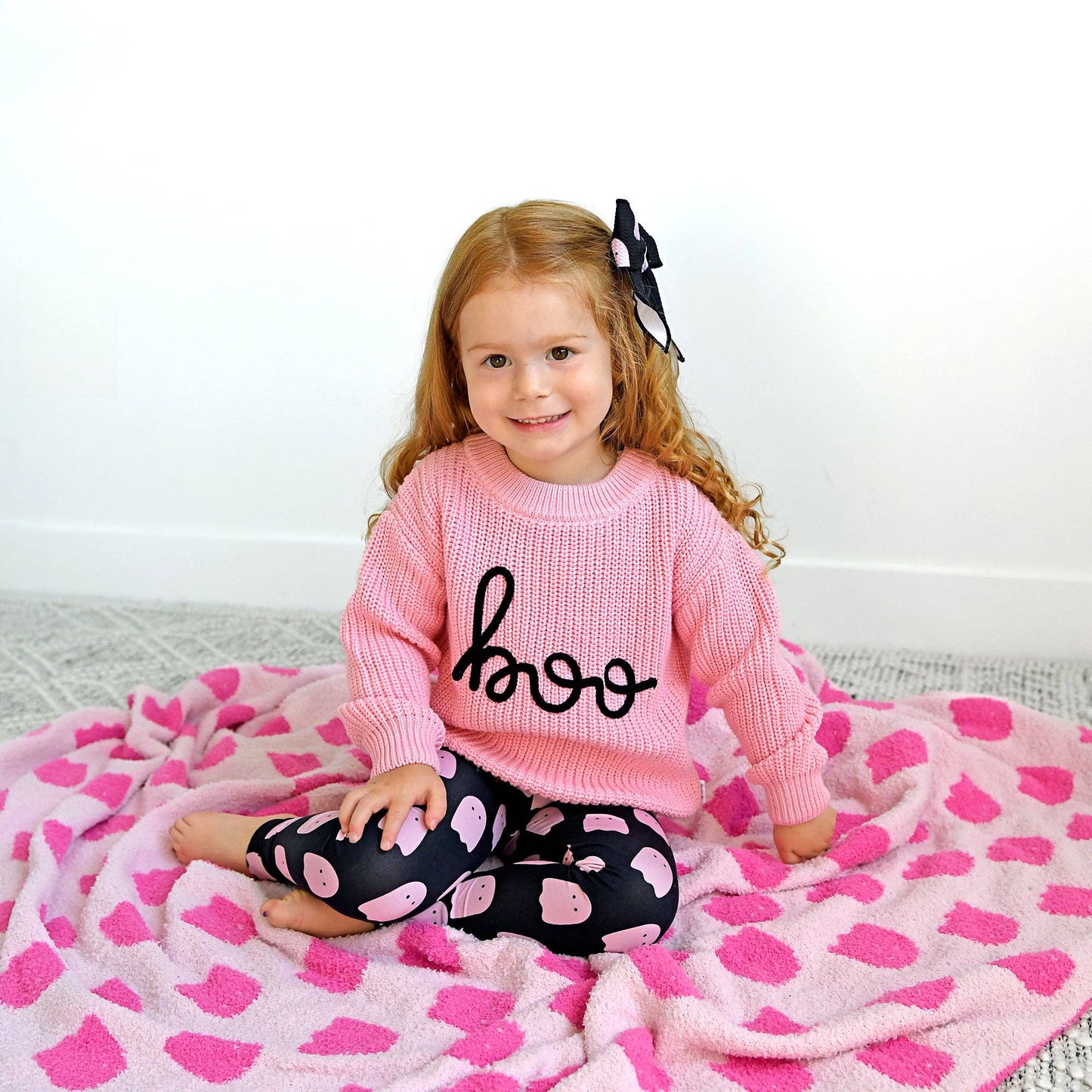 Shade Black Ghost LEGGINGS Halloween Bamboo Kids Loung