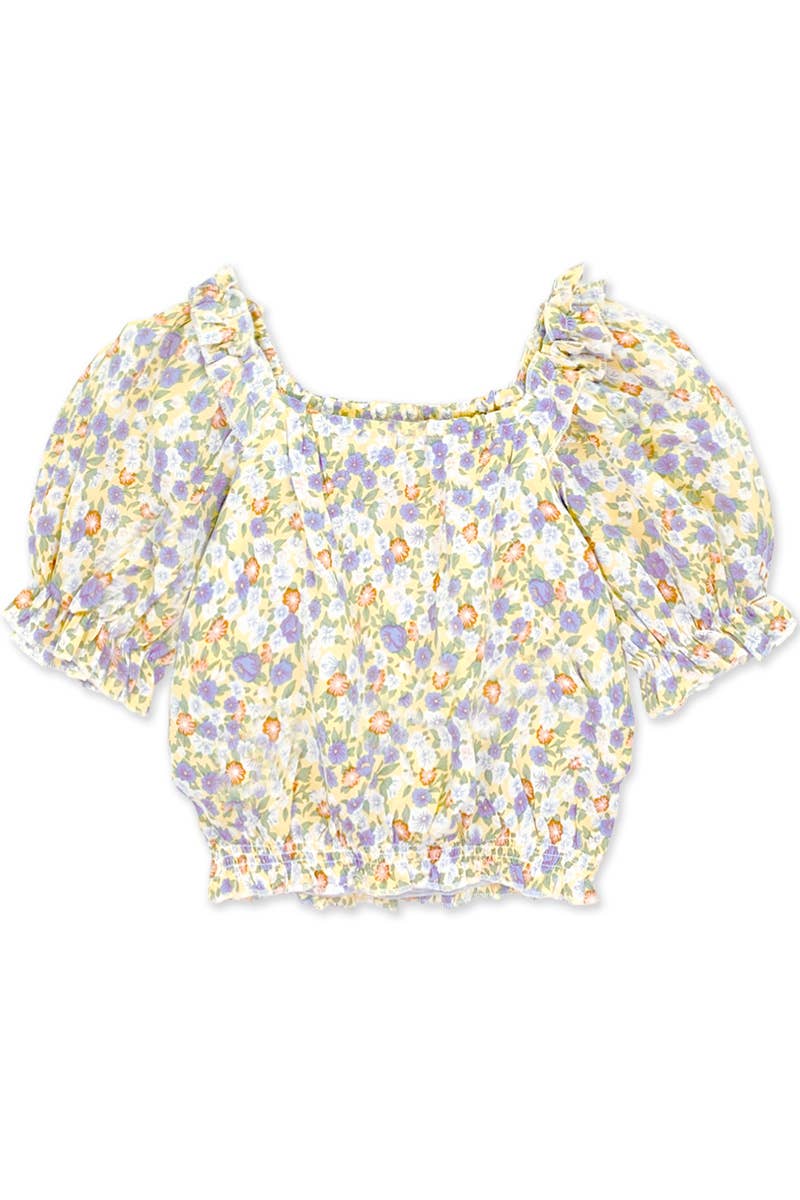 TKT-3150T Toddler's Fashion Top W/ Puff Sleeve