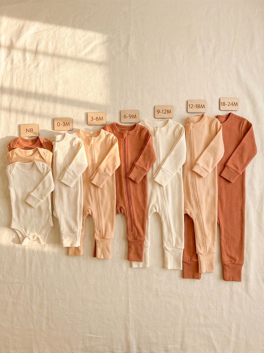 Baby Clothes Size Chart Explained: Newborn to 24 Months