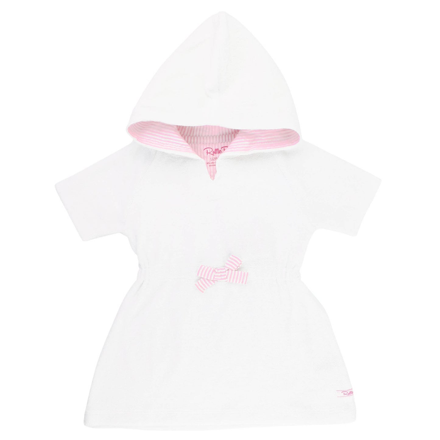 Girls White Terry Cover-Up