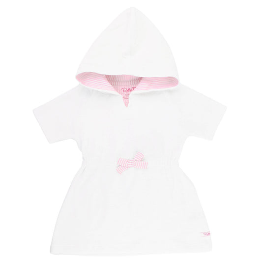 Girls White Terry Cover-Up