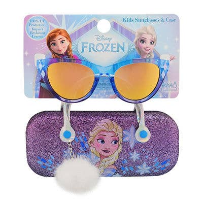 Officially Licensed Glasses + Hard Case w/ Handles Frozen