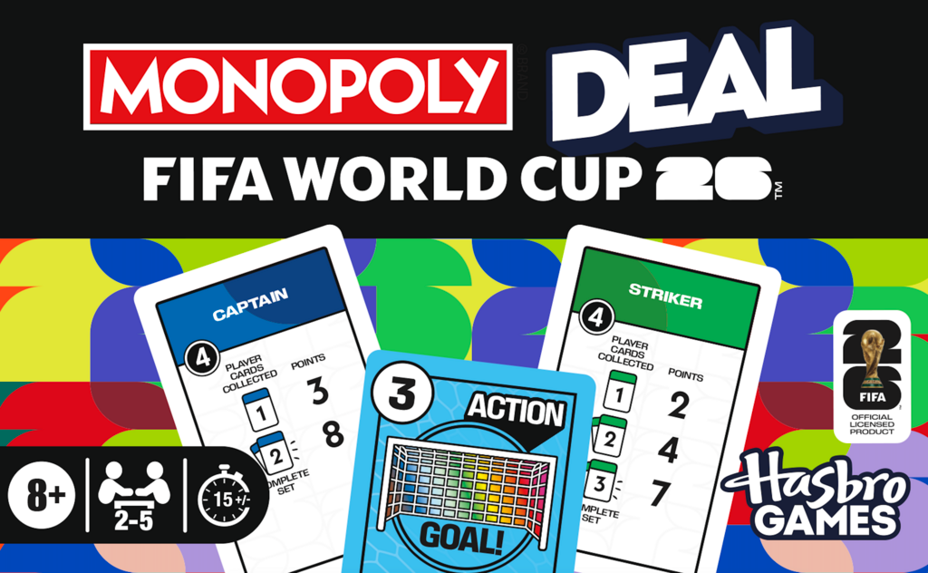 Monopoly Deal FIFA World Cup 2026 Edition Card Game