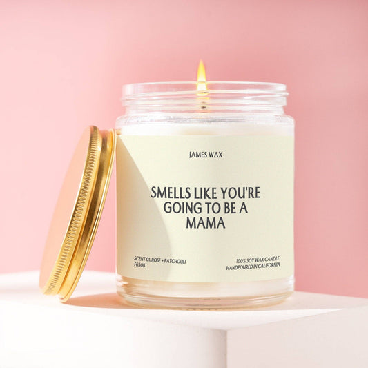 New Mom Gift You're Going To Be A Mama Candle F650B