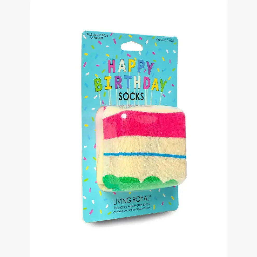 3D Packaged Crew Socks - Cake - "It&