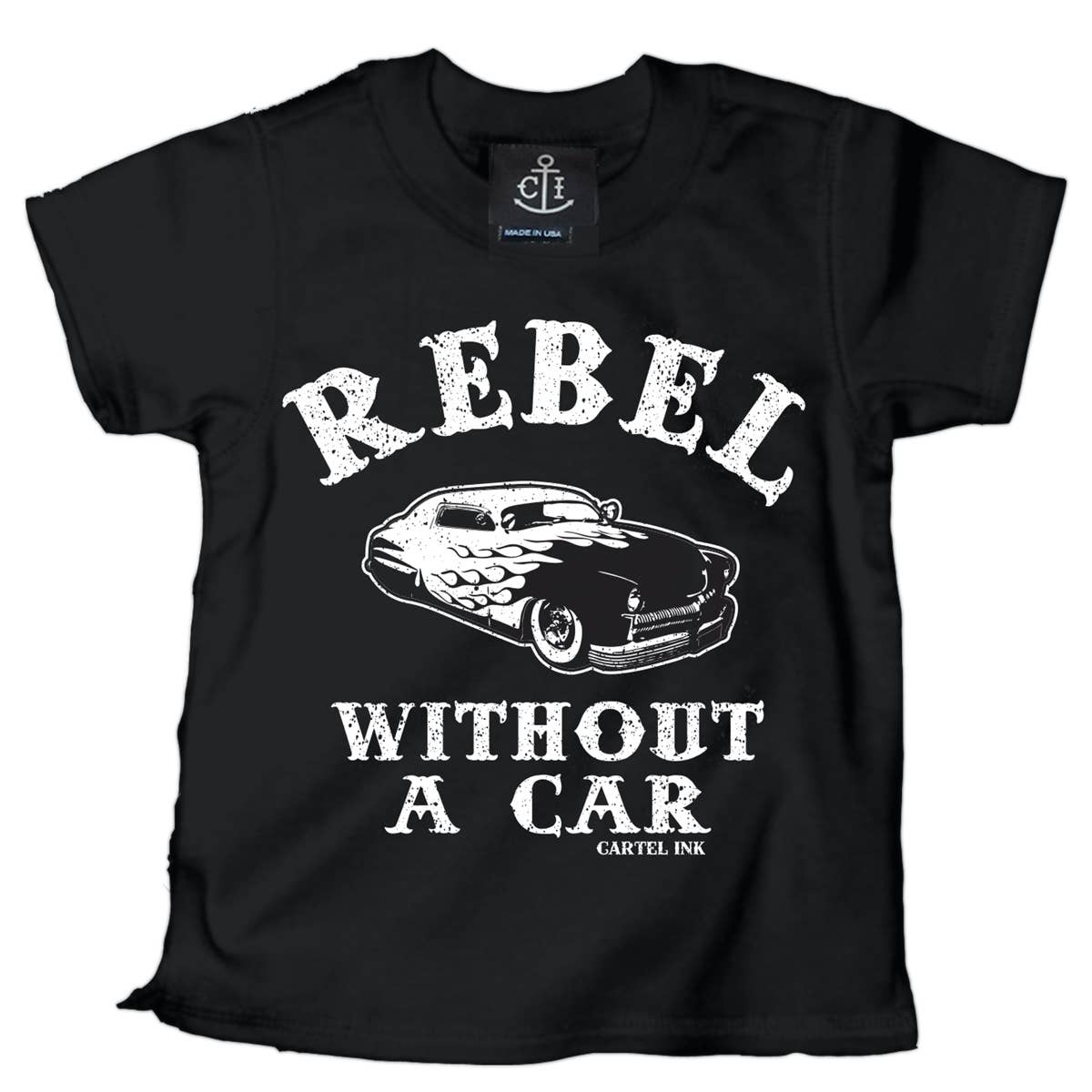 1261-BLACK WHITE | Rebel Without A Car