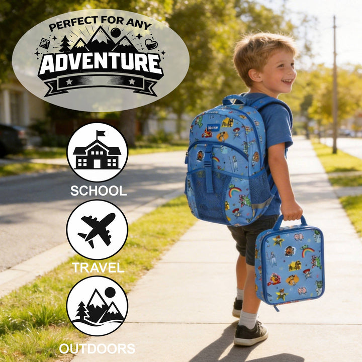 Toy Story Favorite Characters 2-Piece 16” Kids Backpack &amp; Lunch Box Set For School And Travel