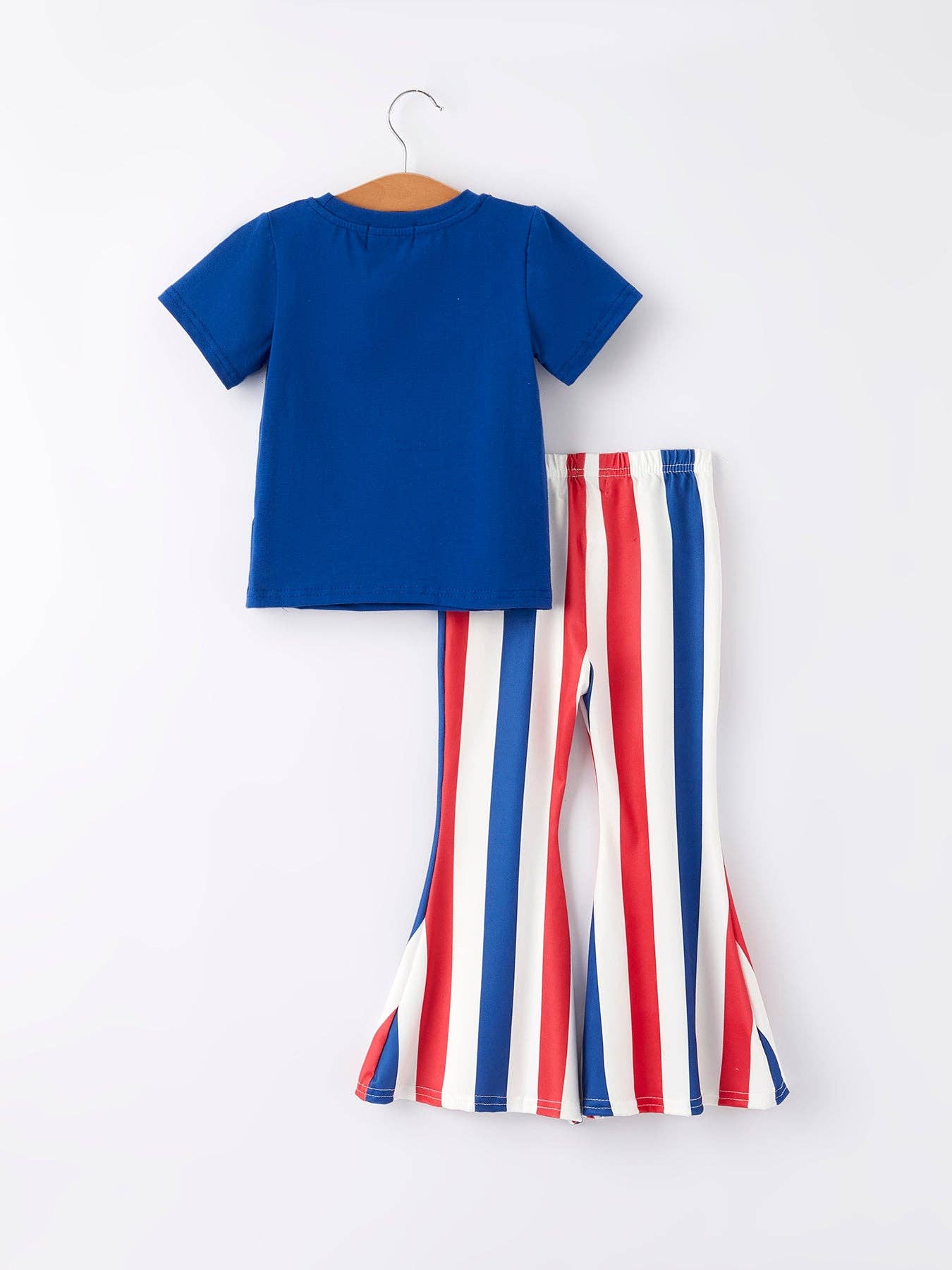 4th of July "MADE IN THE USA" Chenille Patch Girls Set