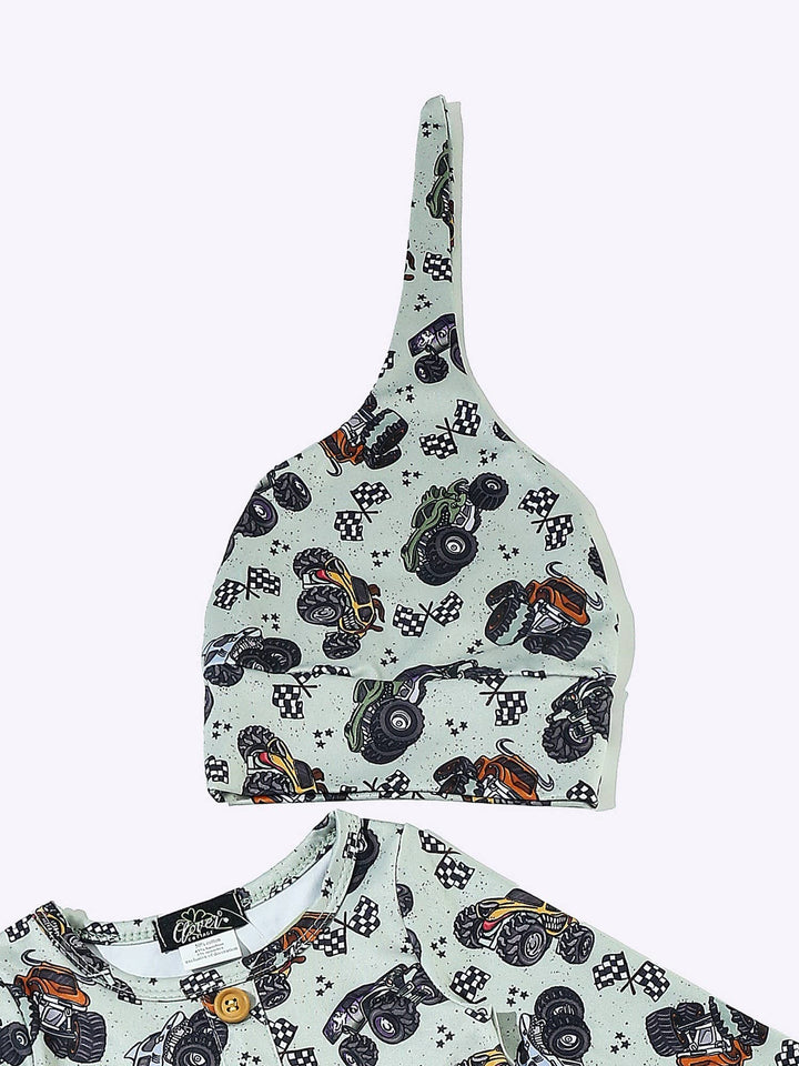 Demolition Derby Knotted Gown