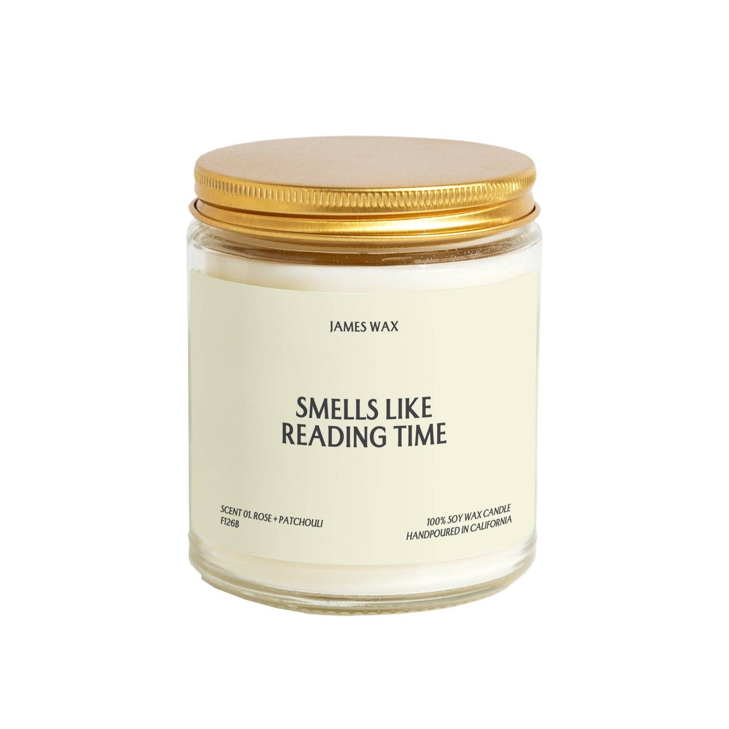 Reader Candle Reading Time Book Fan Bookstore Gift F126B