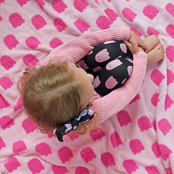 Suéter rosa Boo para Halloween para niños