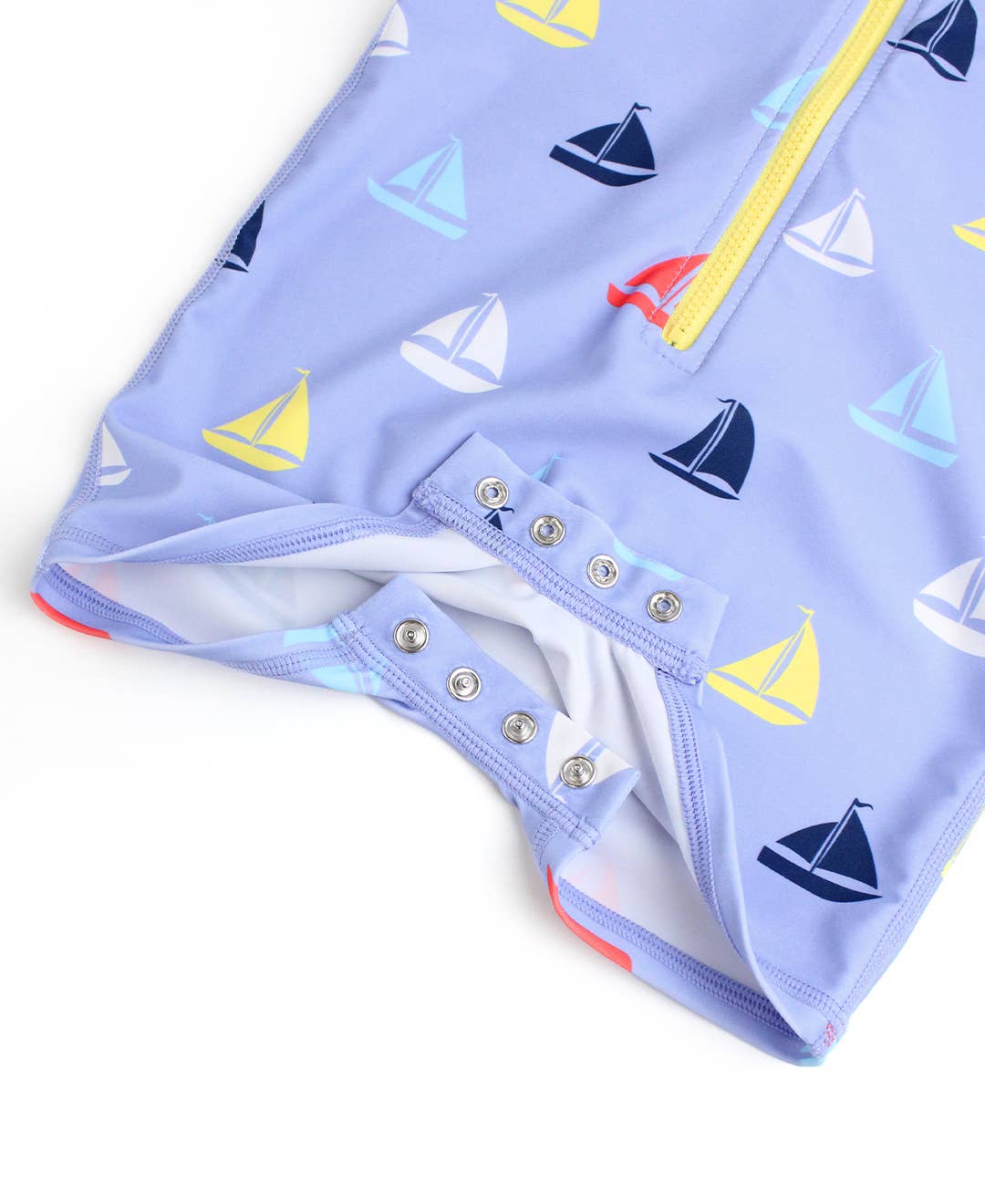 Baby Boys Down By The Bay Long Sleeve One Piece Rash Guard Swimsuit