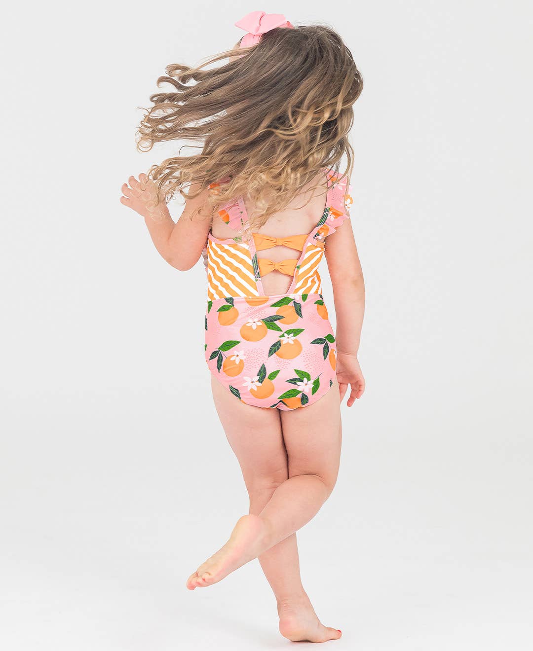 Traje de baño de una pieza con pechera "You The Sweetest" de Girls Orange