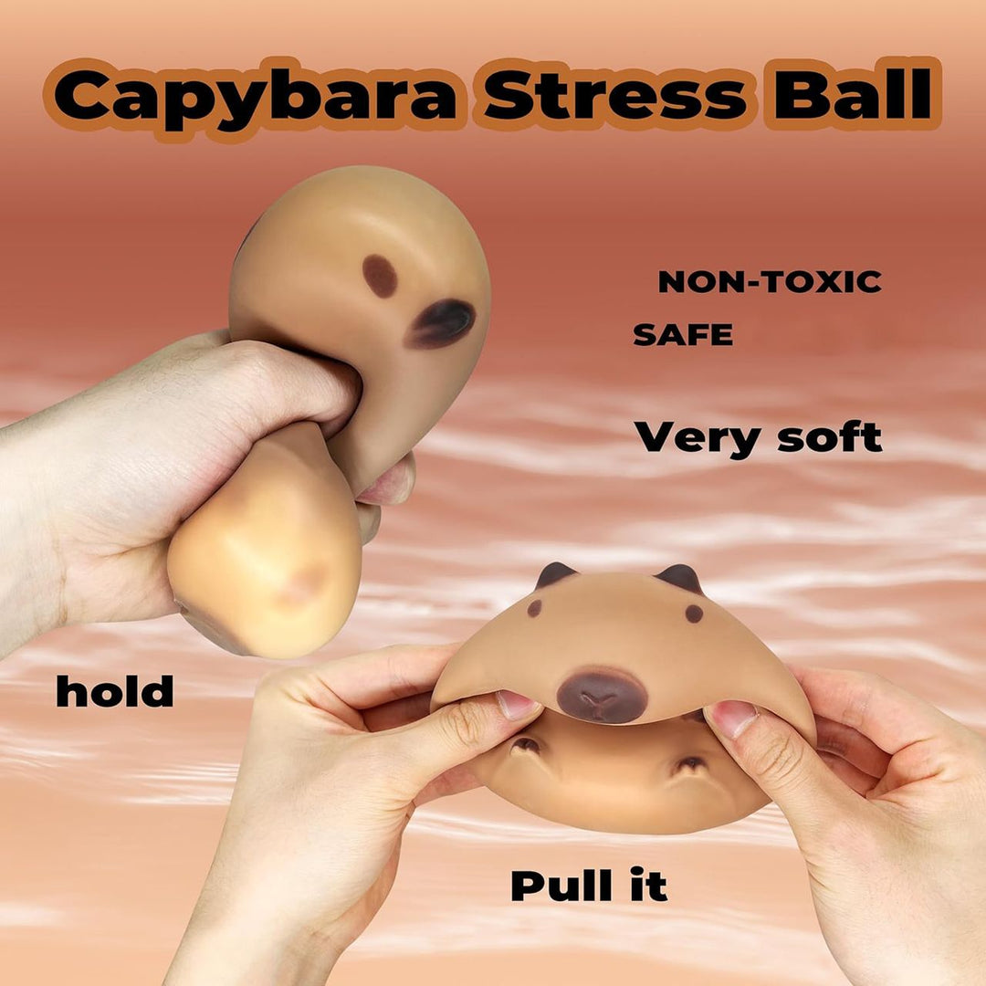 3-Inch Squishy Capybara Toy for Kids | Sensory Gif