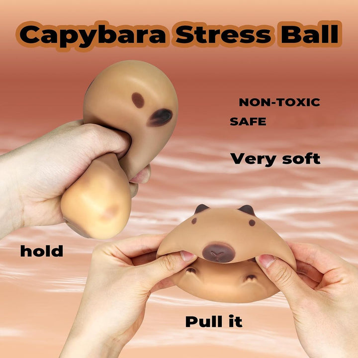 3-Inch Squishy Capybara Toy for Kids | Sensory Gif