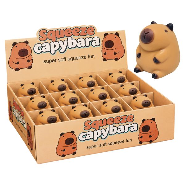 3-Inch Squishy Capybara Toy for Kids | Sensory Gif