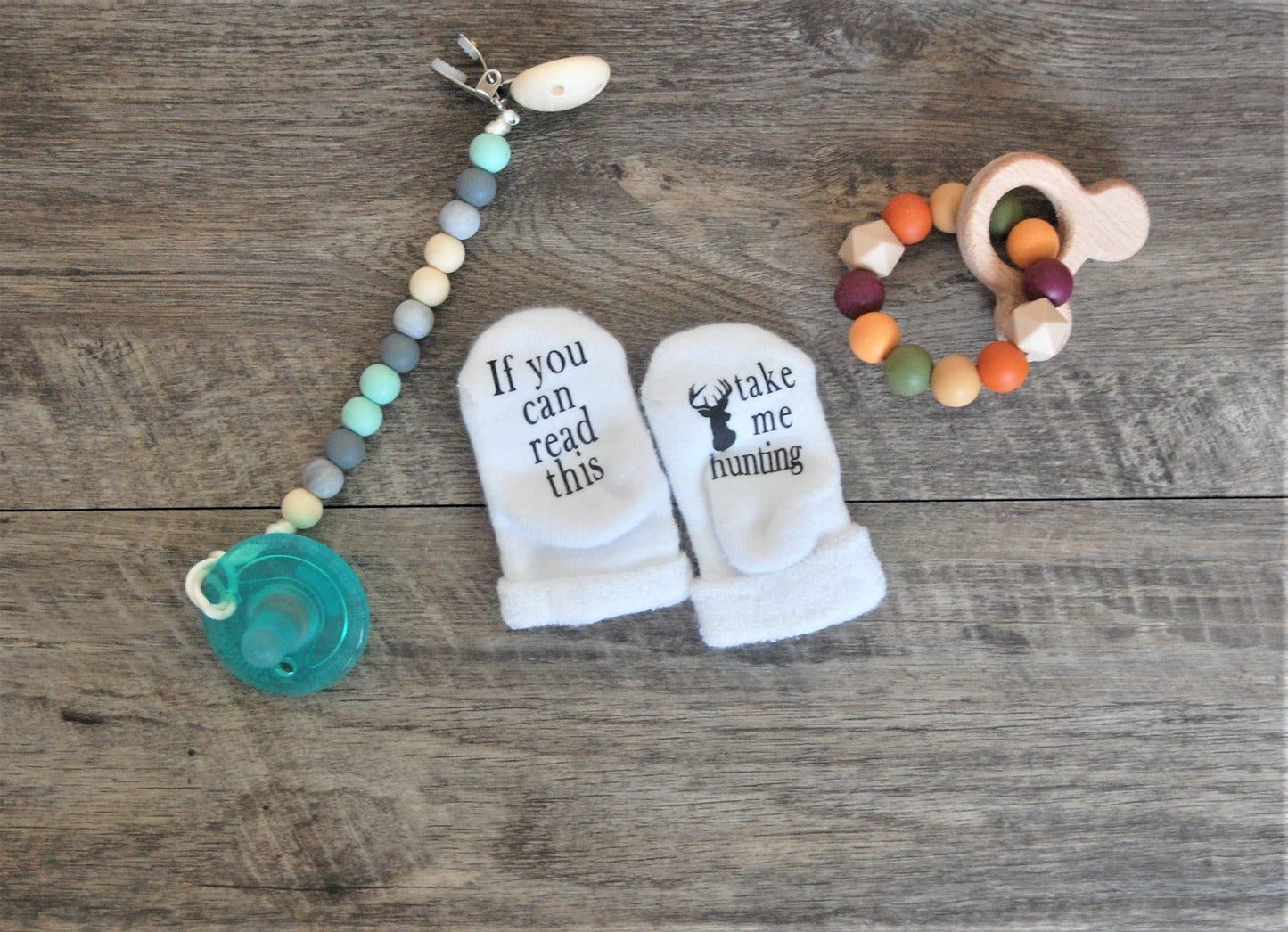 Take Me Hunting Baby Socks | Dad Items | Gifts for Dad