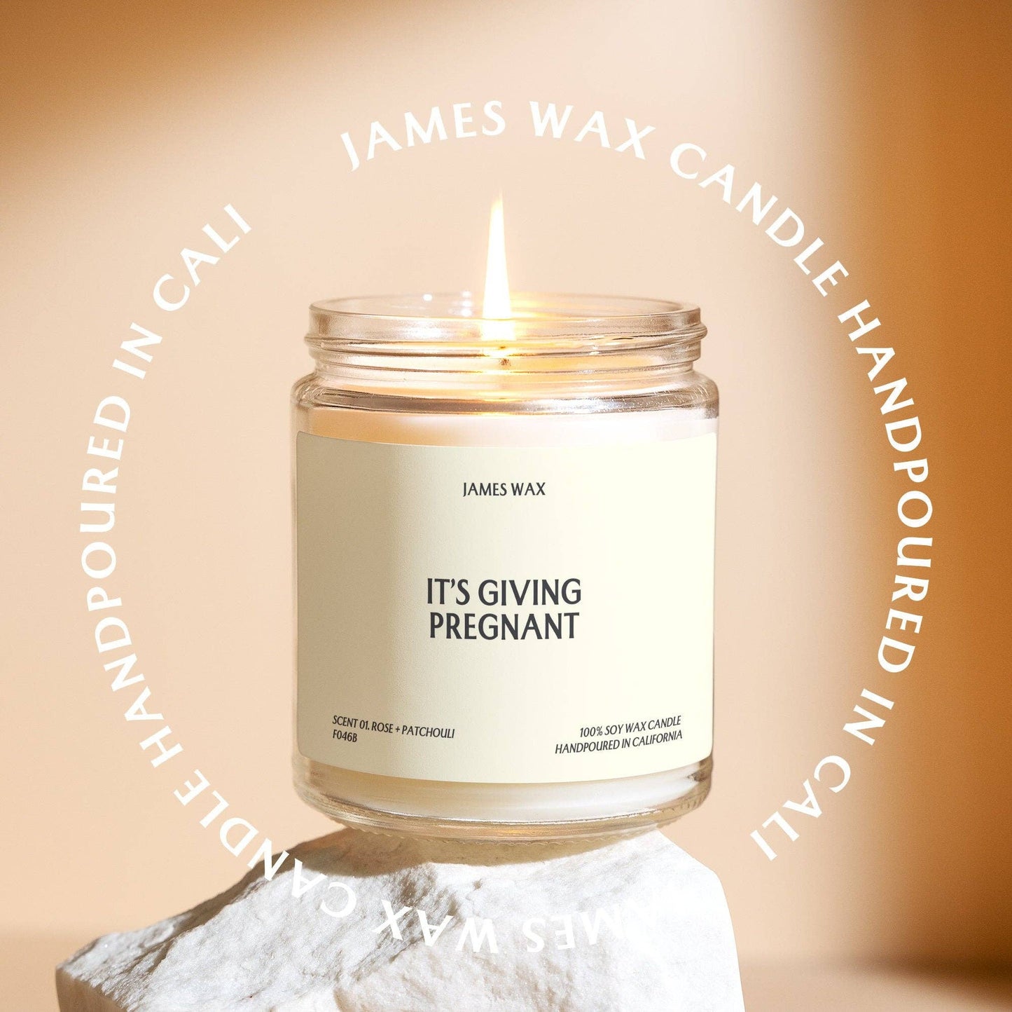Pregnancy Gift It’s Giving Pregnant Candle F046B