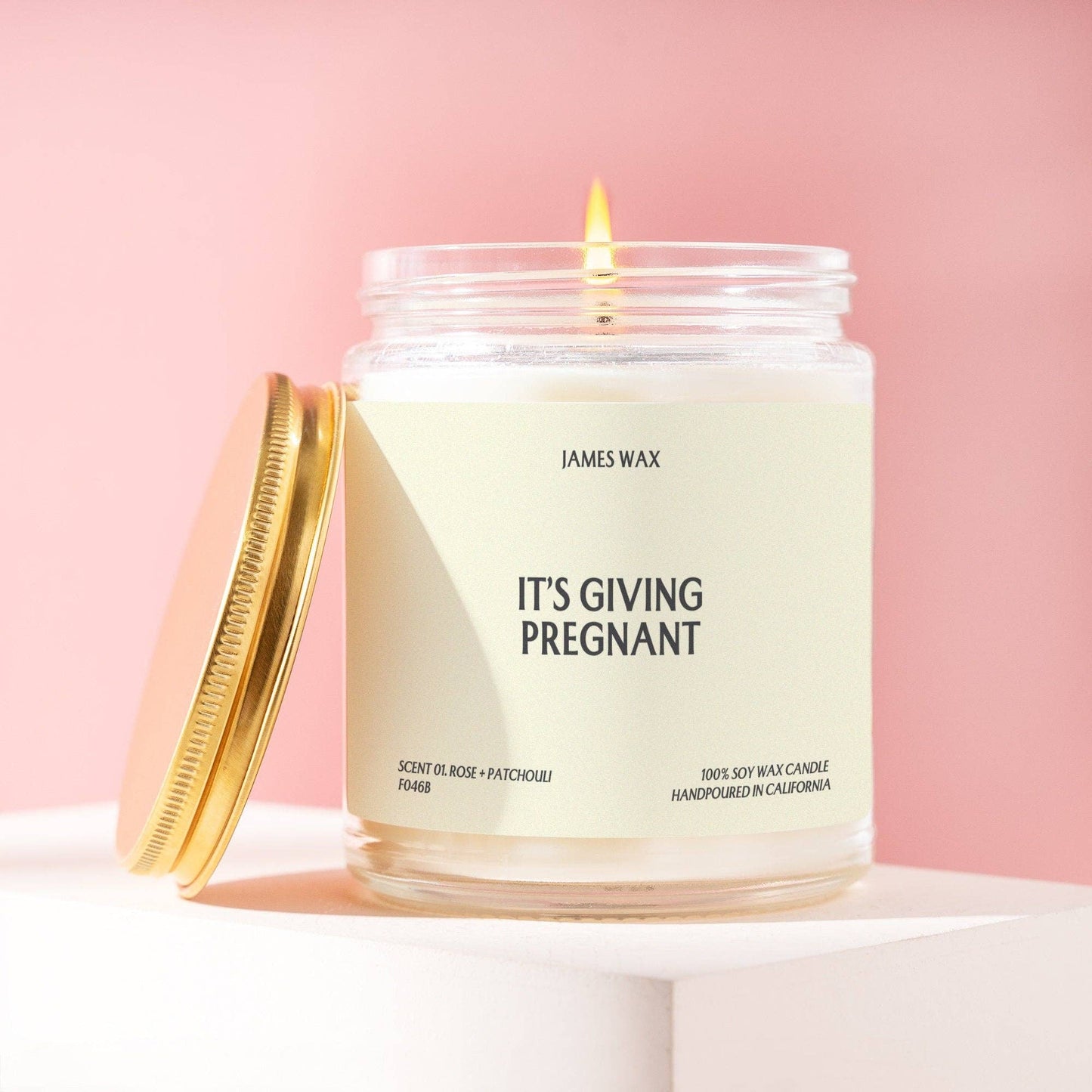 Pregnancy Gift It’s Giving Pregnant Candle F046B