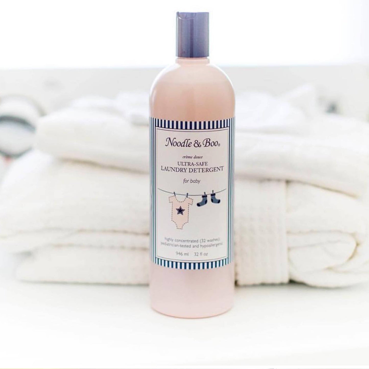 Ultra-Safe Baby Laundry Detergent, Crème Douce, 32 oz