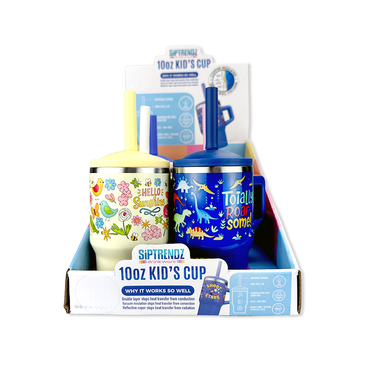 Sip Trendz Insulated 10oz Kids Cup Assortment