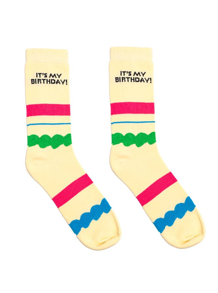 3D Packaged Crew Socks - Cake - "It&