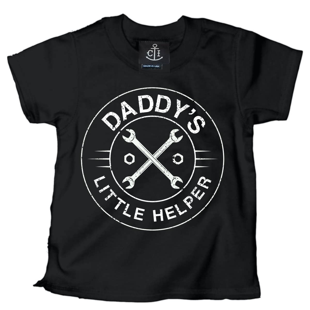 1260-BLACK WHITE | Daddy's Little Helper