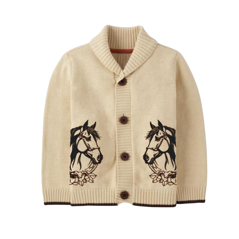 Horseshoe Sweater, Size 6-7