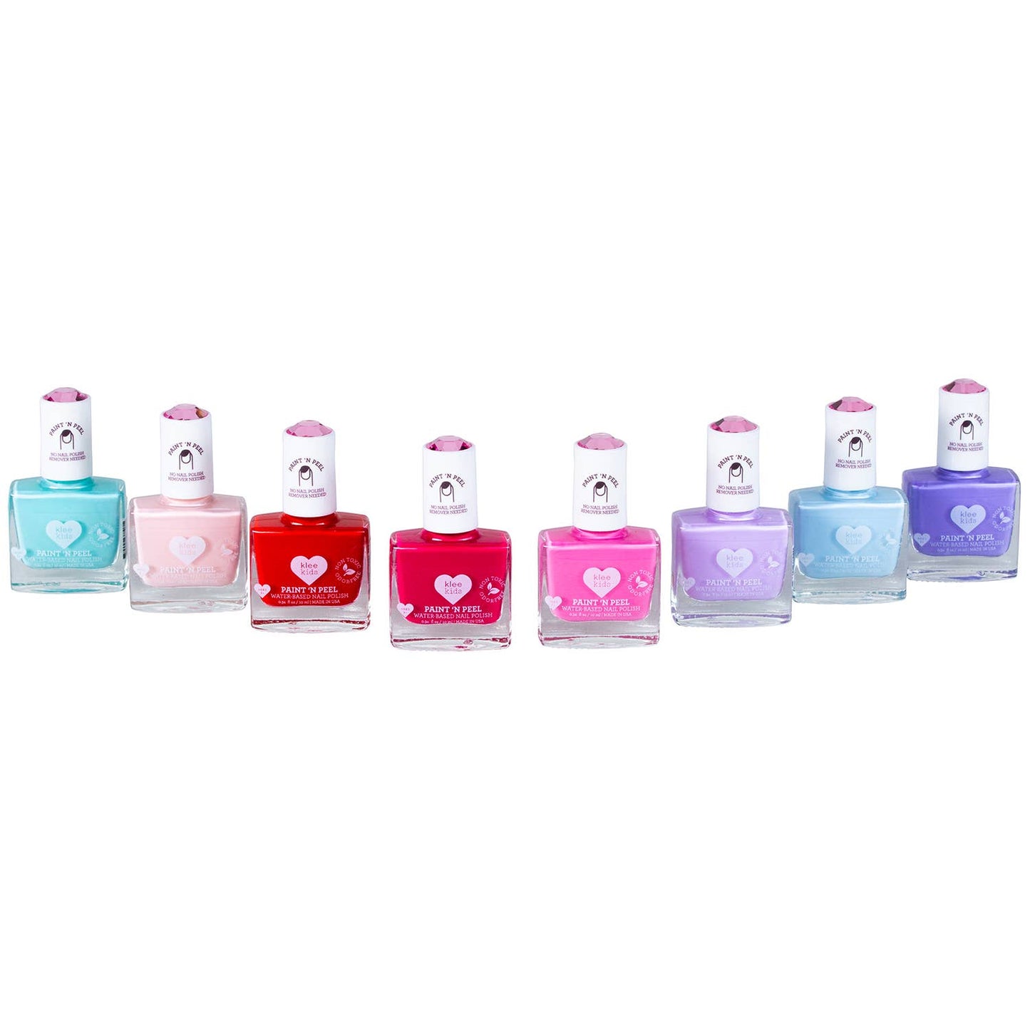 Klee Kids Water-Based Peelable Nail Polish 48-PC Display