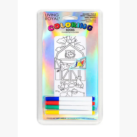 Ankle Socks - DIY Coloring Kit - Fun on the Farm
