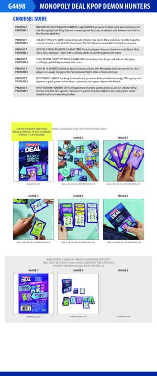Monopoly Deal: KPop Demon Hunters Card Game