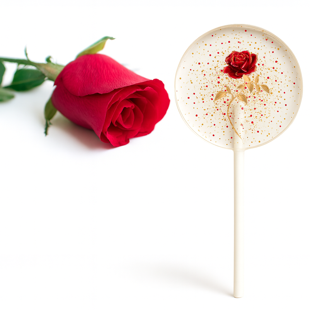 Rose Bouquet Lollipops,Candy Favors, Wholesale