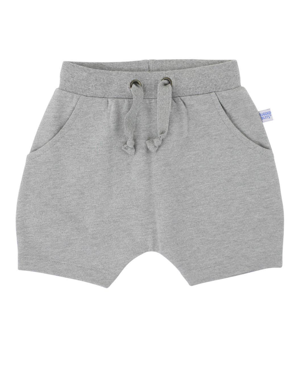 Boys Heather Gray Jogger Shorts