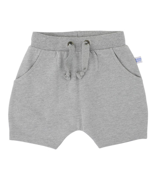 Boys Heather Gray Jogger Shorts