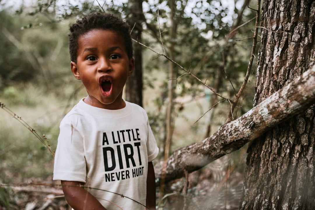 A Little Dirt Never Hurt Kids T-shirt