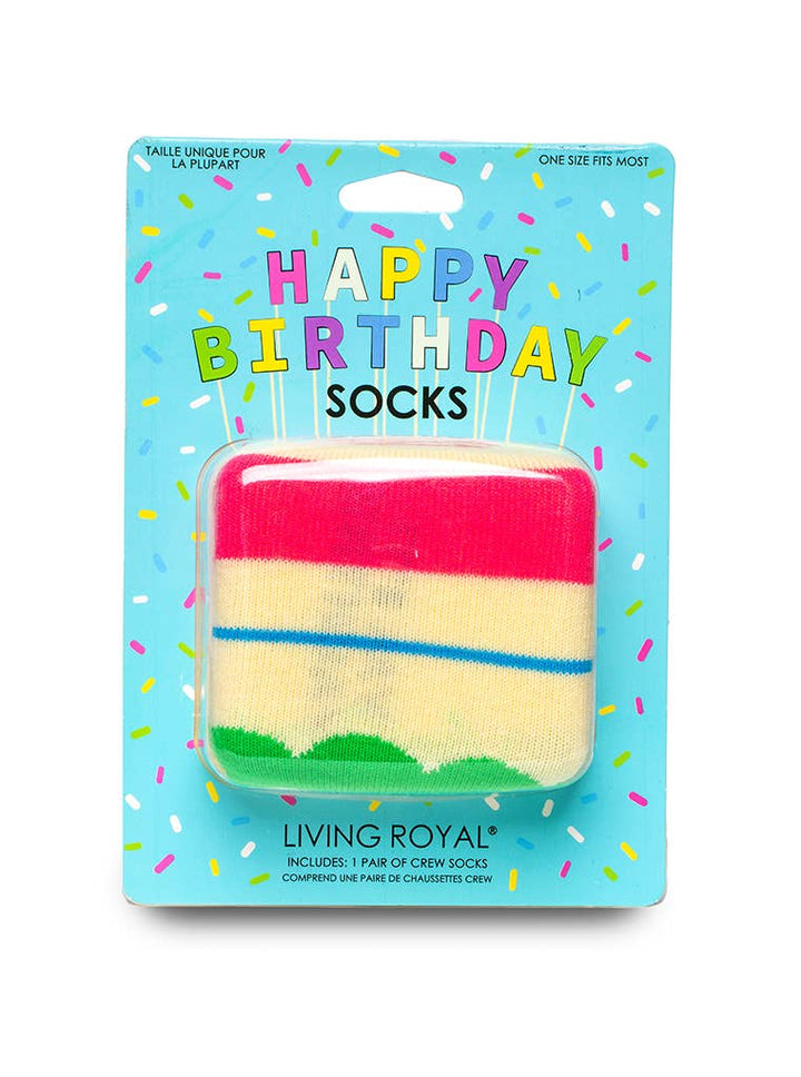 3D Packaged Crew Socks - Cake - "It&