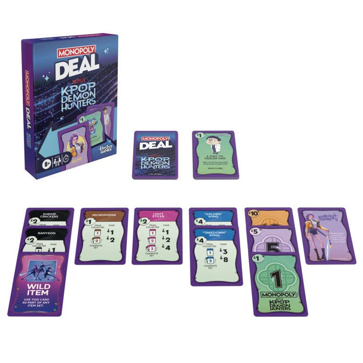 Monopoly Deal: KPop Demon Hunters Card Game