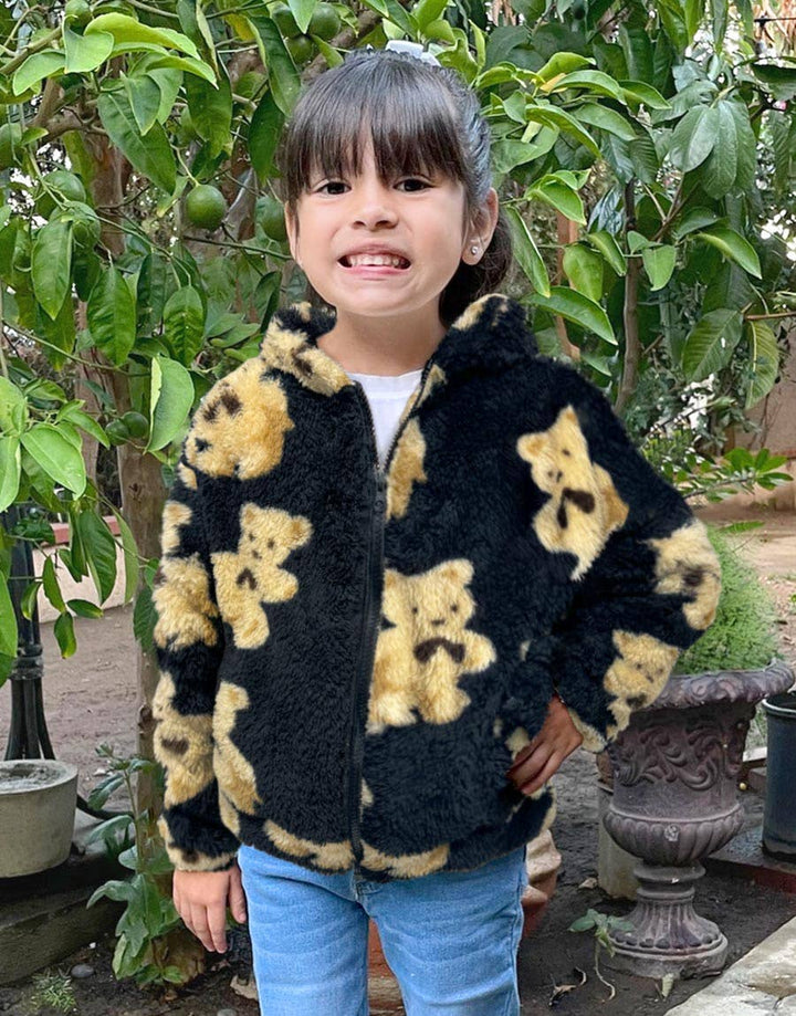 Fleece Teddy Hoodie Jacket