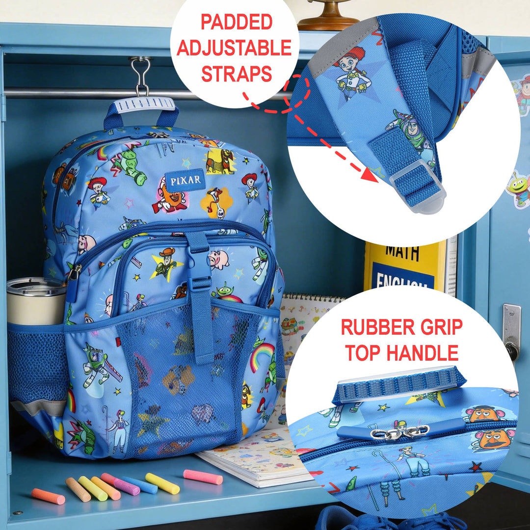 Toy Story Favorite Characters 2-Piece 16” Kids Backpack &amp; Lunch Box Set For School And Travel