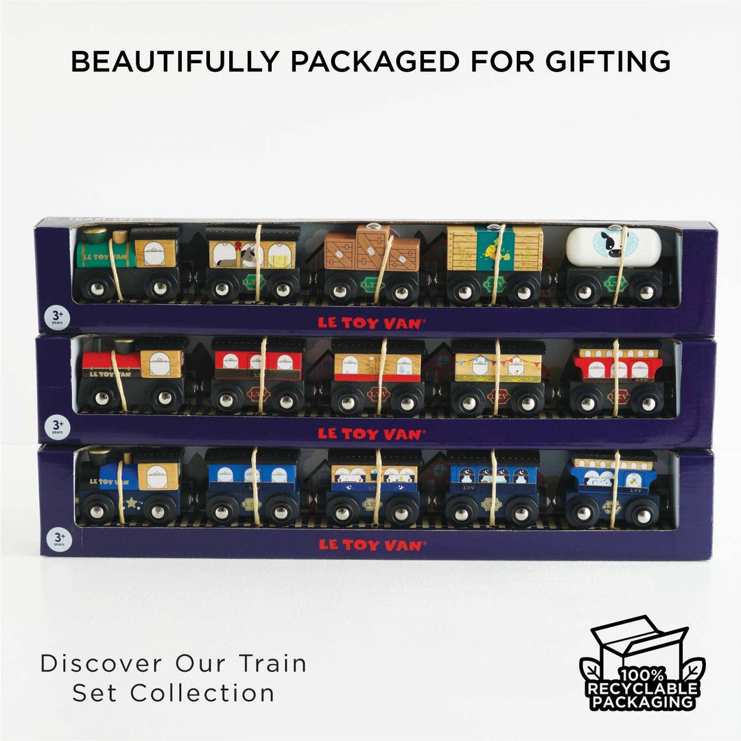 Great Green Train &amp; Goods Wagons