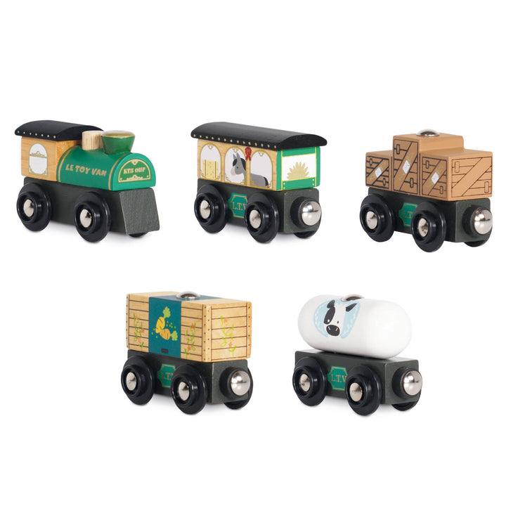 Great Green Train &amp; Goods Wagons