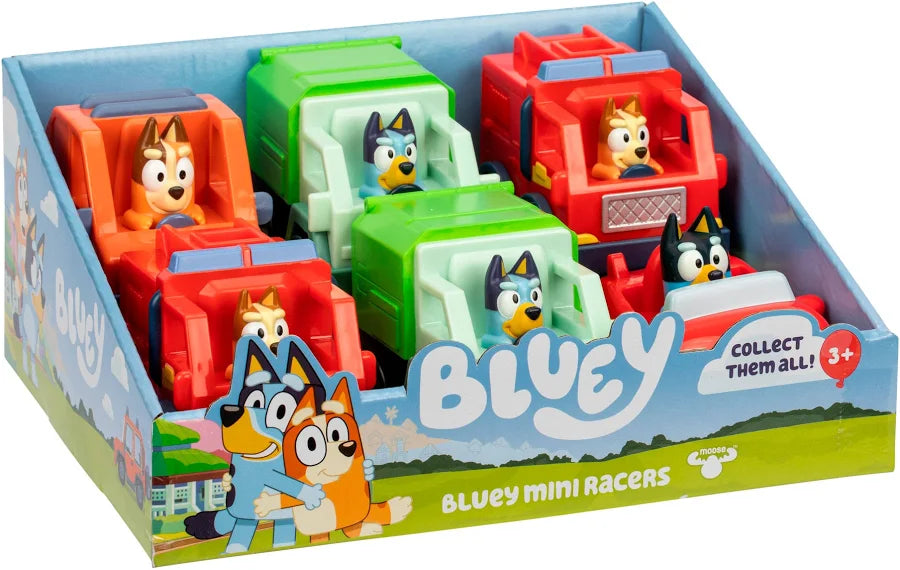 Bluey Mini Racers | Collectible Bluey Toy Cars for Kids