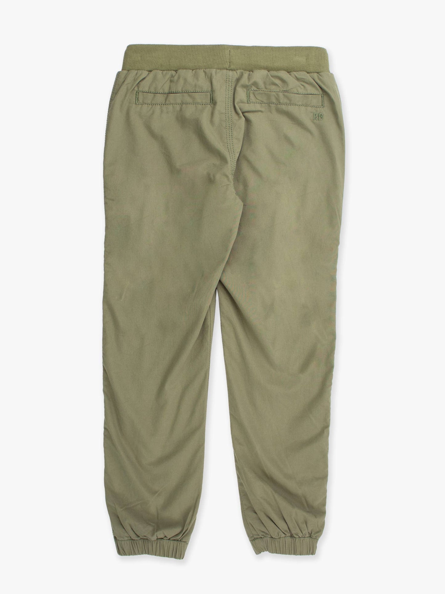 Boys Dusty Olive Jogger Pants