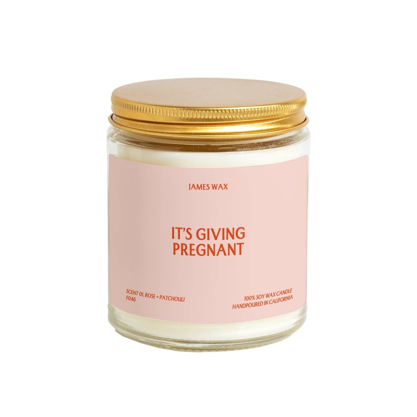 Pregnancy Gift It’s Giving Pregnant Candle Mom-to-Be F046